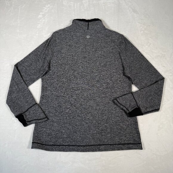 Lululemon Sweatshirt Men Size L 1/4 Zip Pullover Long Sleeve Athletic Thumbholes - Picture 8 of 10